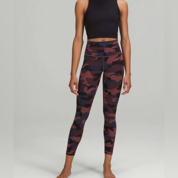 Lululemon Wunder Train Tight HR Camo 25” - Picture 1 of 9